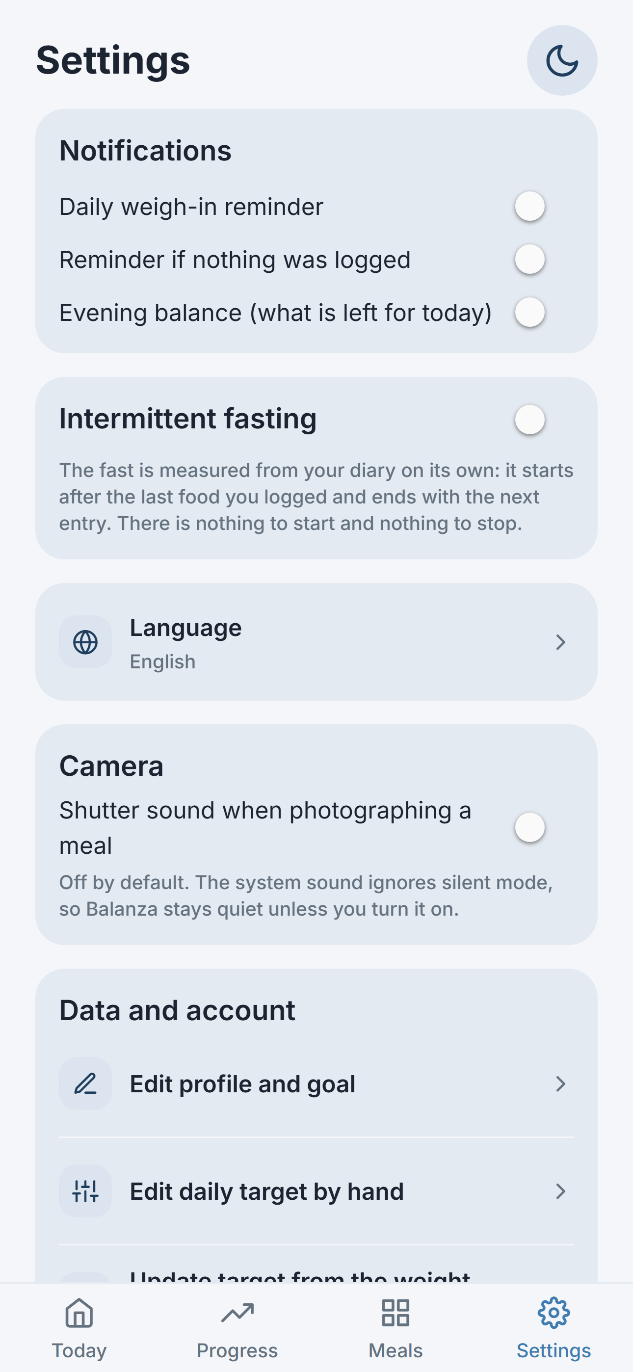 Balanza screenshot