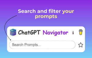 חוסכים זמן ומייעלים תהליכי עבודה עם ChatGPT בעזרת תוסף קטן וחכם: ChatGPT Navigator – גאוני, פשוט ויעיל. לחיצה ואתם שם. 👇 לפרטים מלאים – כנסו לפוסט בבלוג.