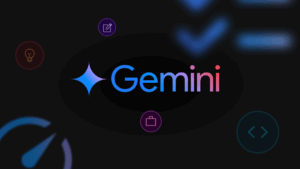 ייצוג גרפי של משפחת מודל Gemini AI המראה את הרב-מודאליות שלו על ידי סמלי טקסט, תמונה ואודיו.