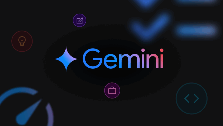Gemini של גוגל - הכלי שישנה את החיפוש ייצוג גרפי של משפחת מודל Gemini AI המראה את הרב-מודאליות שלו על ידי סמלי טקסט, תמונה ואודיו.