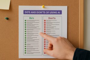 עשה ואל תעשה בשימוש ב-AI