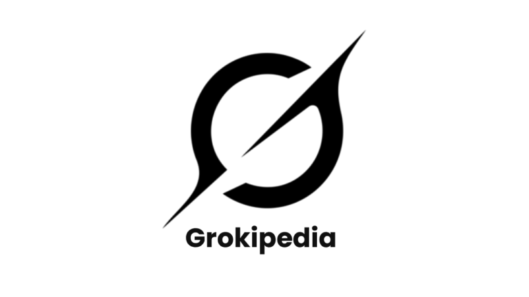 לוגו Grokipedia (גרוקיפדיה), האנציקלופדיה החדשה מבוססת AI של אילון מאסק