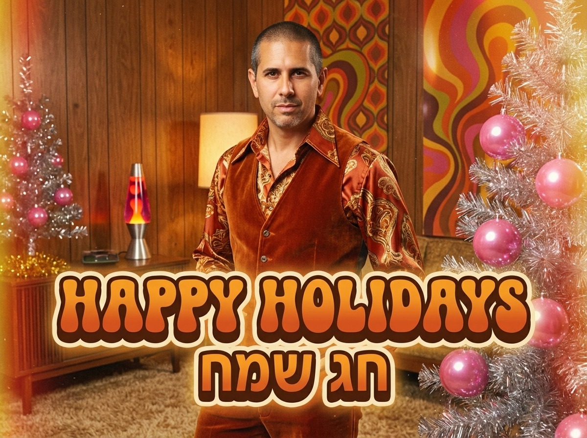 ממשק יצירת כרטיסי ברכה עם Gemini של גוגל הכולל אפשרויות עיצוב אישיות.