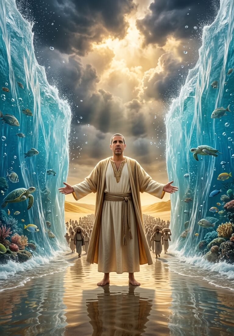 קריעת ים סוף תמונה AI שיצרתי בפחות מ-5 דקות ai image 1775746381661