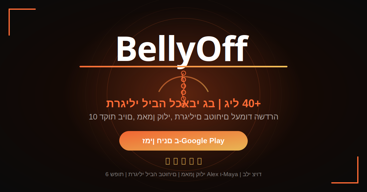 תרגילי ליבה לכאבי גב תחתון עם BellyOff - 10 דקות ביום, מאמן קולי, תרגילים בטוחים לעמוד השדרה